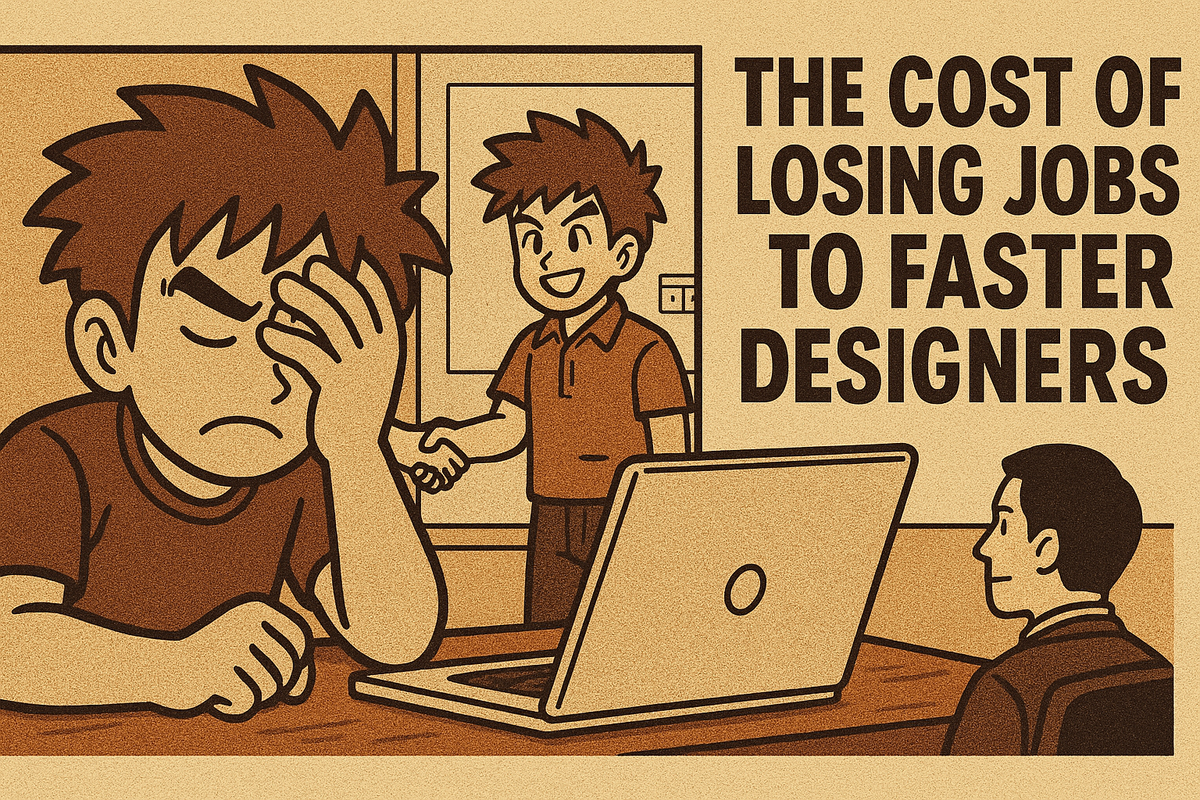 The Cost of Losing Jobs to Faster Designers