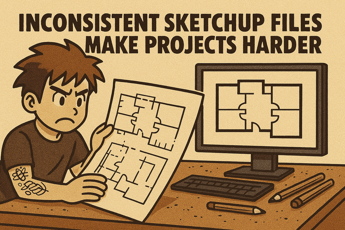 Inconsistent SketchUp Files Make Projects Harder