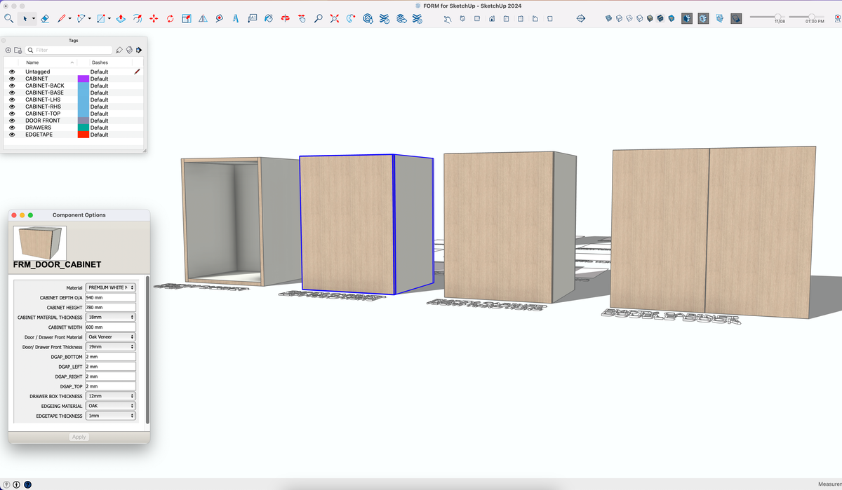 frm_epty_dorlh/ frm_epty_dorrh / frm_epty_dorlr .. Build Notes