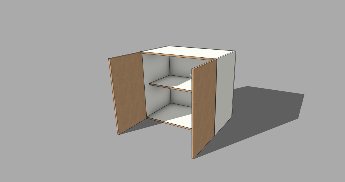 FRM_1SHELF_LR [1 SHELF LEFT & RIGHT DOOR]