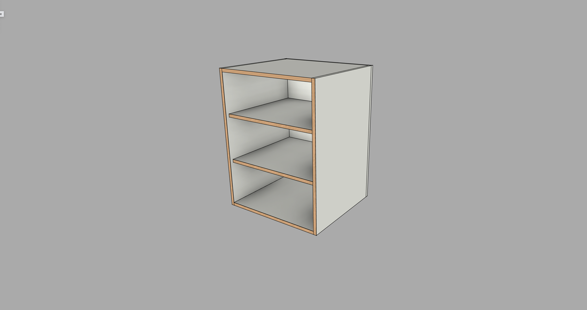 FRM_2SHELF_OPEN [ 2 OPEN SHELVES]