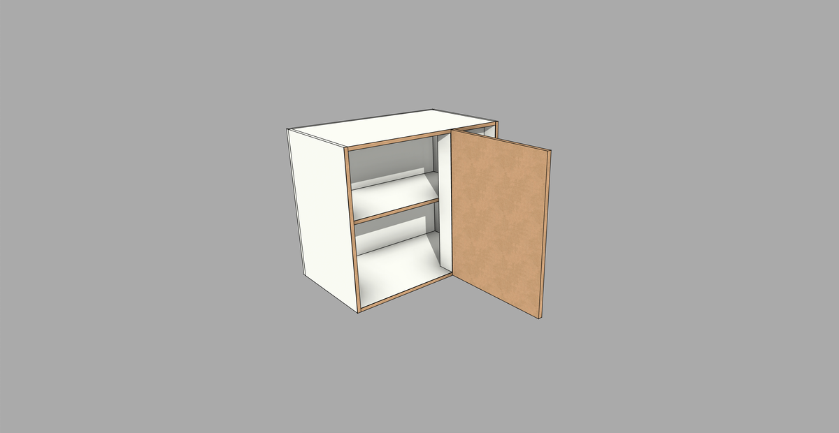 FRM_CORNERCAB_RH [ Right hand corner cabinet with shelf ]