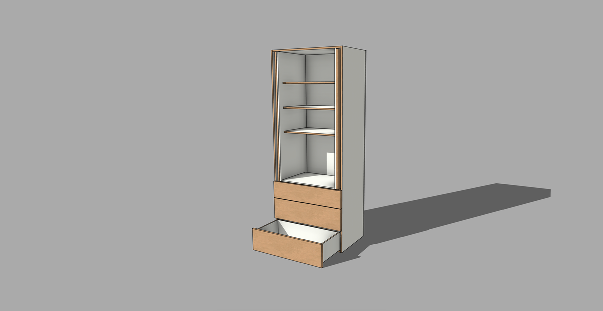 FRM_TDF_BREAKFAST_DBLE 3DRAWER [POCKETING_3 SHELF, 3DRWER]