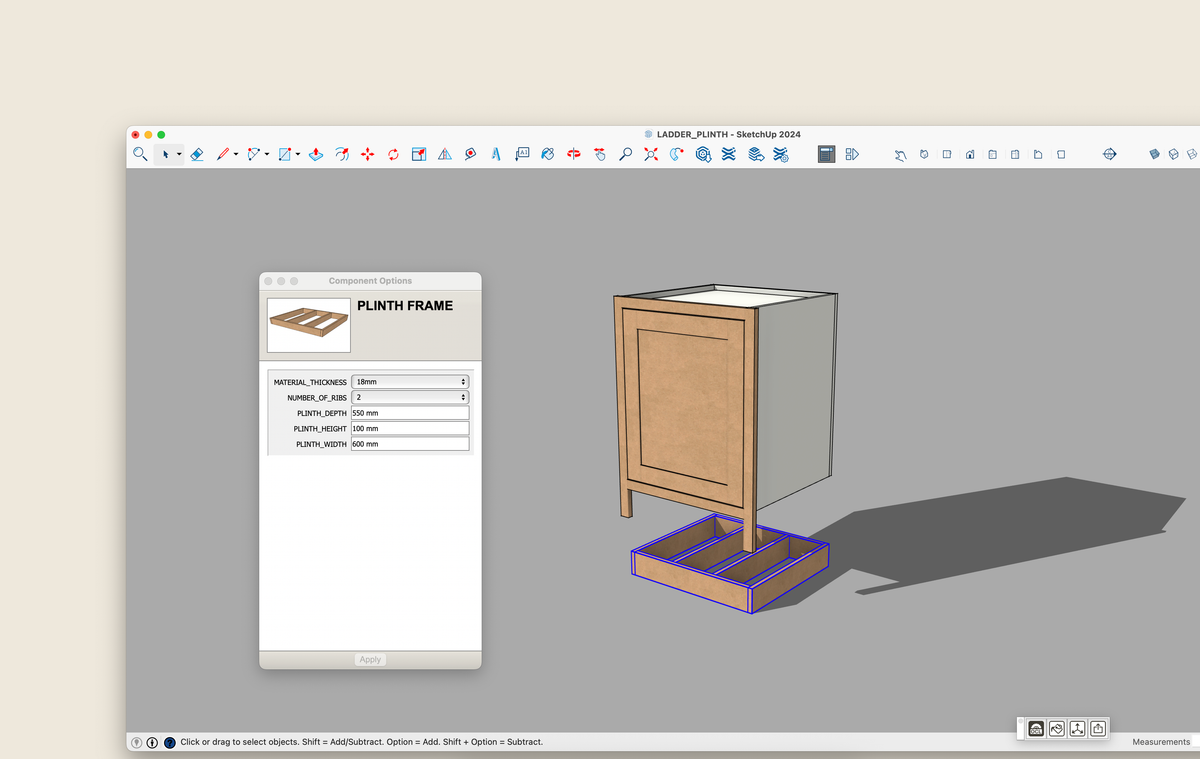 OC Week Update 9th June - You can test the in-frame shaker cabinet & download plinth