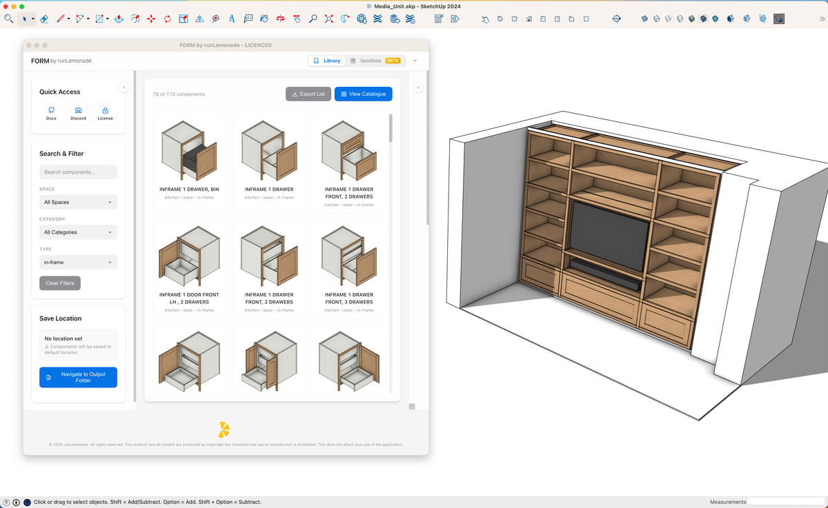 Tomorrow I publish the SketchUp extension